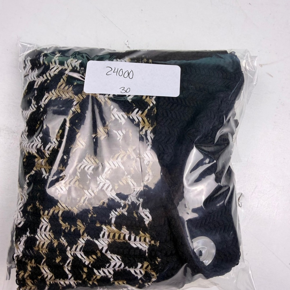 Women Leopard Print Sheer Lightweight Mesh Cardigan Black Pockets Large - Picture 14 of 14